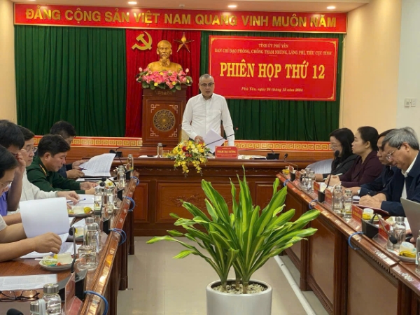 Hiển thị chi tiết cho Một số kết quả nổi bật của Ban Chỉ đạo phòng, chống tham nhũng, lãng phí, tiêu cực tỉnh Phú Yên trong lãnh đạo, chỉ đạo công tác phòng, chống tham nhũng, lãng phí, tiêu cực năm 2024 Hình ảnh cho bài viết Một số kết quả nổi bật của Ban Chỉ đạo phòng, chống tham nhũng, lãng phí, tiêu cực tỉnh Phú Yên trong lãnh đạo, chỉ đạo công tác phòng, chống tham nhũng, lãng phí, tiêu cực năm 2024